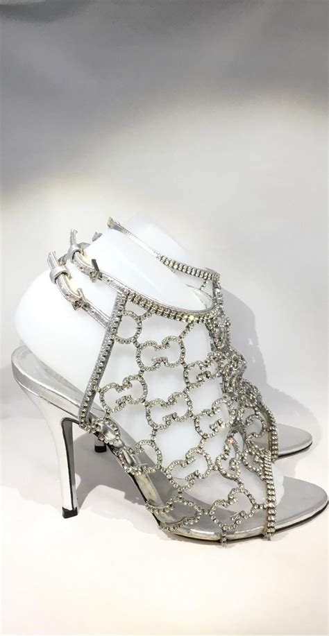 gucci crystal heel|gucci heels open toe.